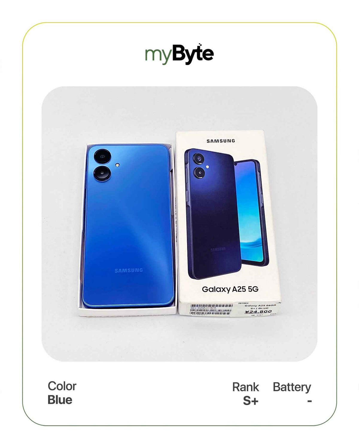 Samsung Galaxy A25 5G 64GB (SIM Free) Blue SIM Free myByte International