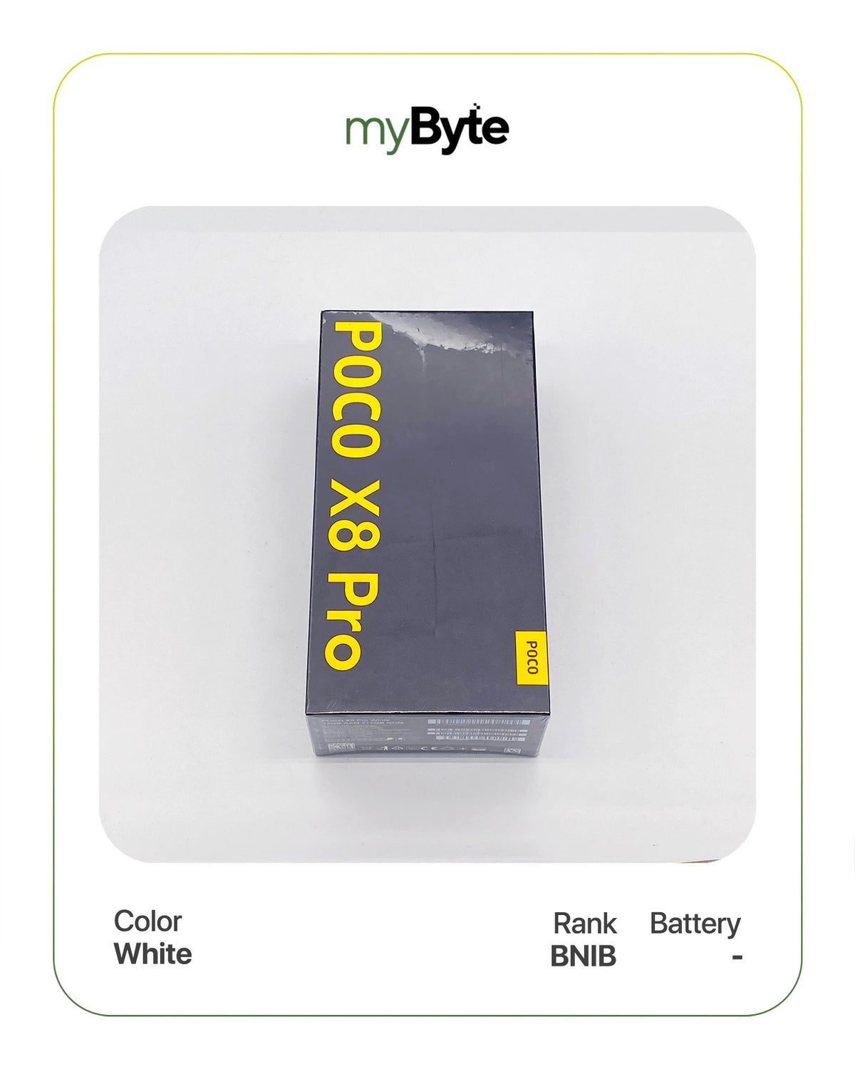 POCO X8 Pro 5G 512GB (Dual Sim) Sim free Camera silent White SIM Free myByte International