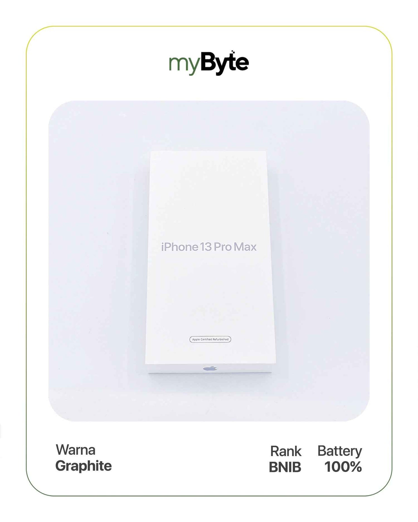 iPhone 13 Pro Max 5G 256GB (SIM Free) Graphite SIM Free myByte International