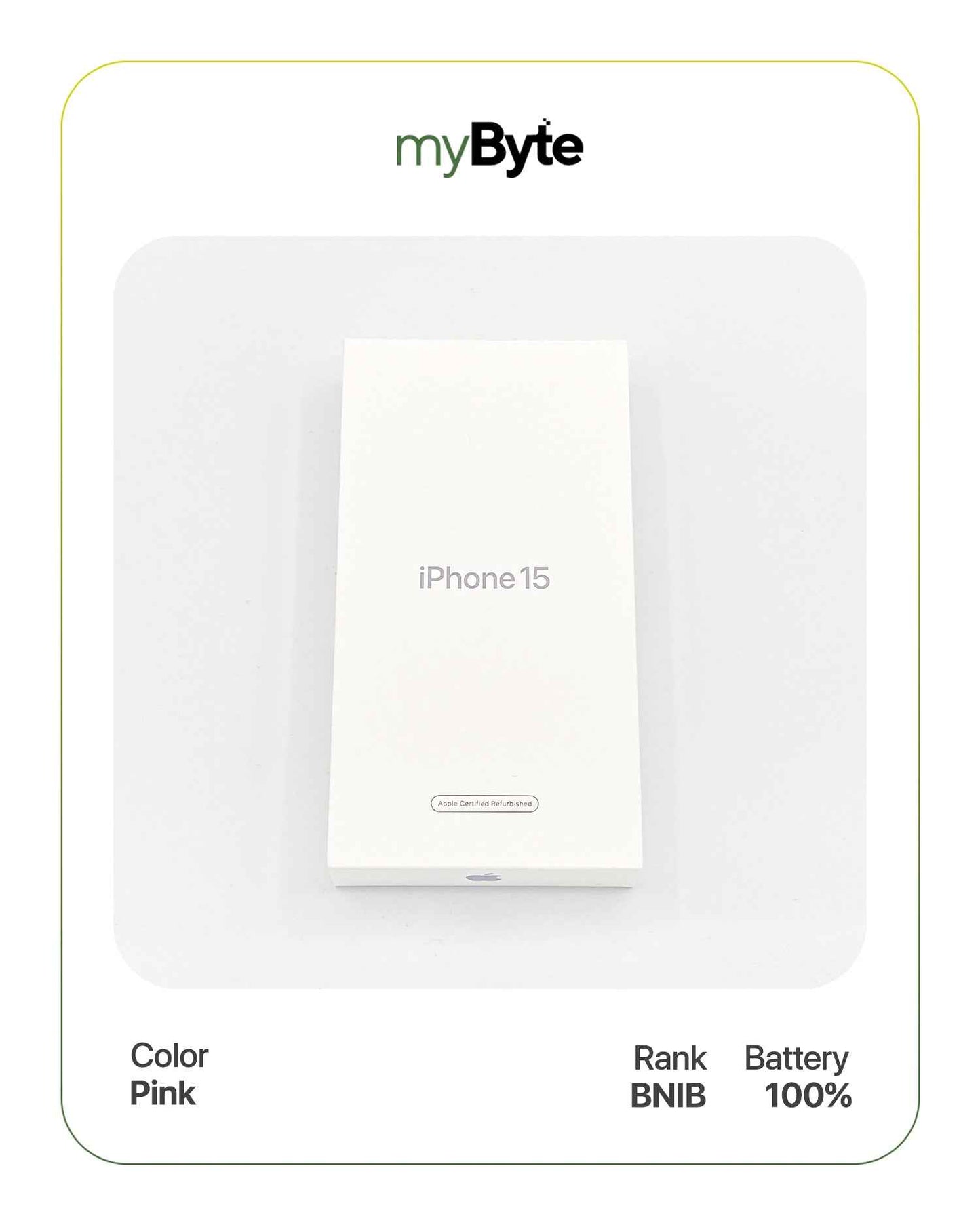 iPhone 15 5G 128GB (SIM Free) Pink SIM Free myByte International