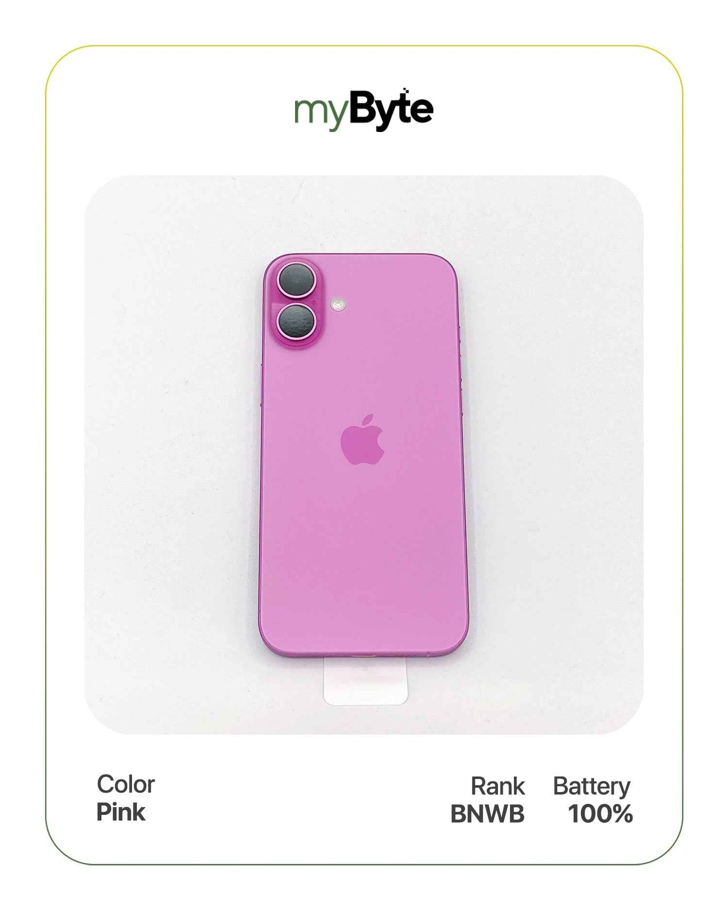 iPhone 16 5G 512GB (SIM Free) Pink myByte International