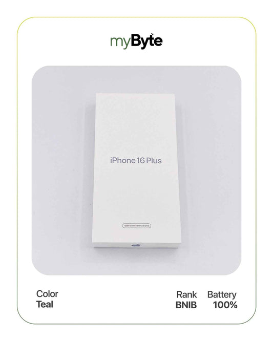 iPhone 16 Plus 5G 128GB (SIM Free) Teal SIM Free myByte International
