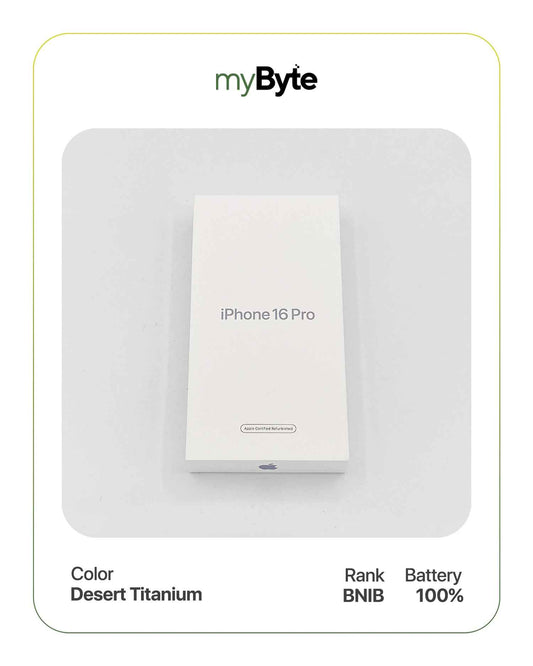 iPhone 16 Pro 5G 512GB (Sim Free) Desert Titanium SIM Free myByte International