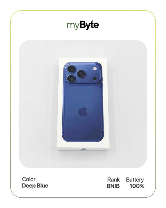 iPhone 17 Pro 5G 256GB SIM Fisik (SIM Free) Deep Blue myByte International