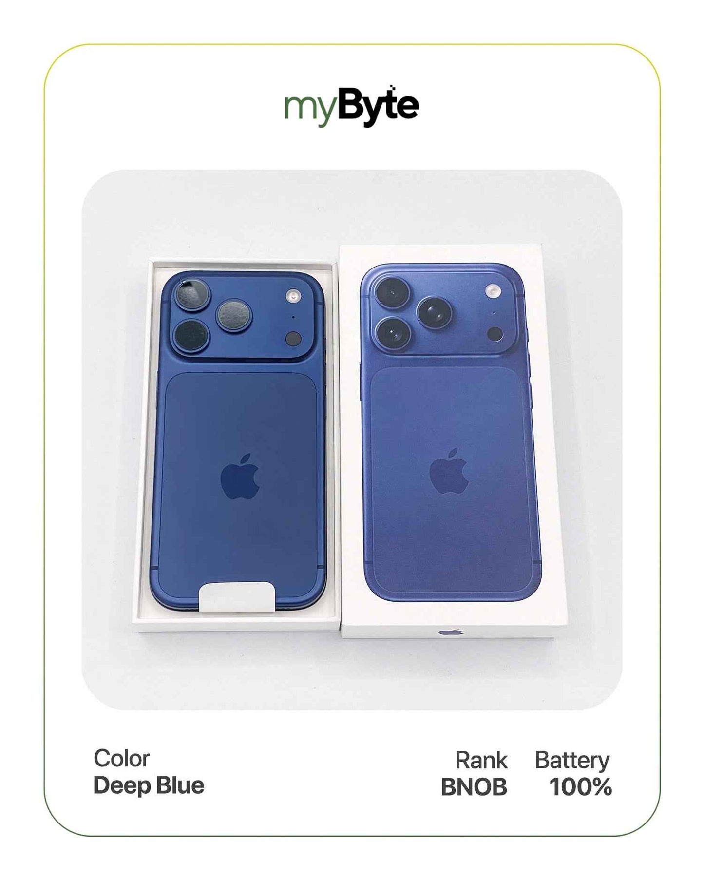 iPhone 17 Pro 5G 256GB eSIM (SIM Free) Deep Blue myByte International