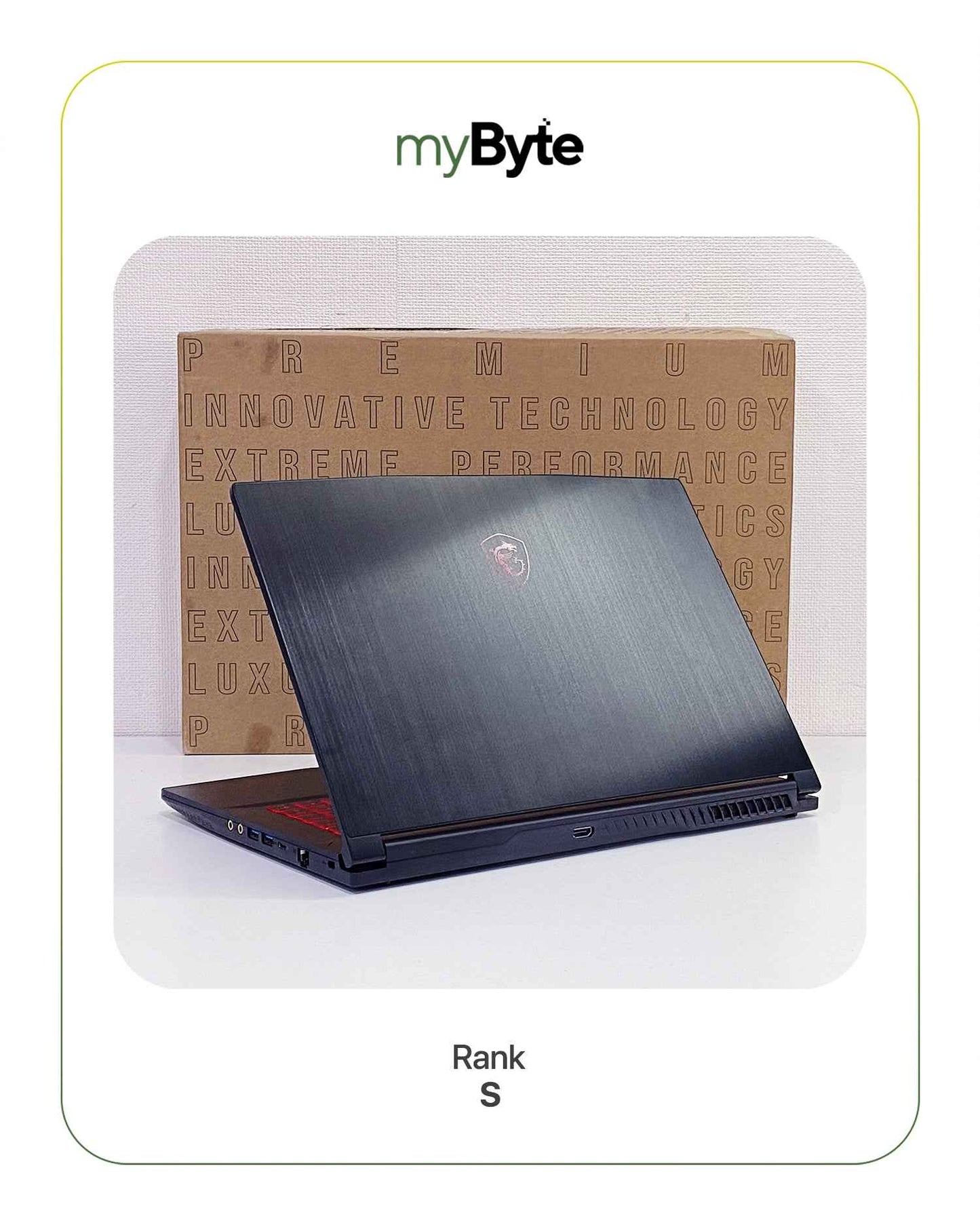 Gaming MSI Thin GF63 12VF myByte International