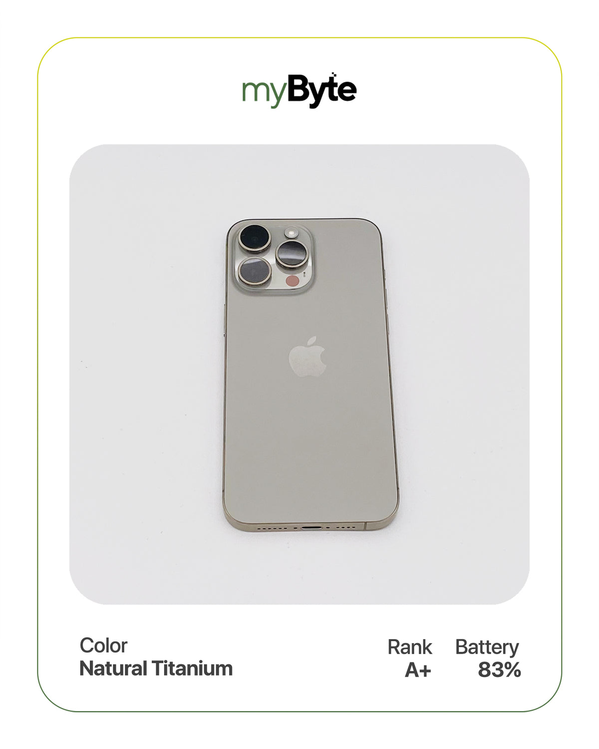 iPhone 15 Pro Max 5G 256GB (SIM Free) myByte International