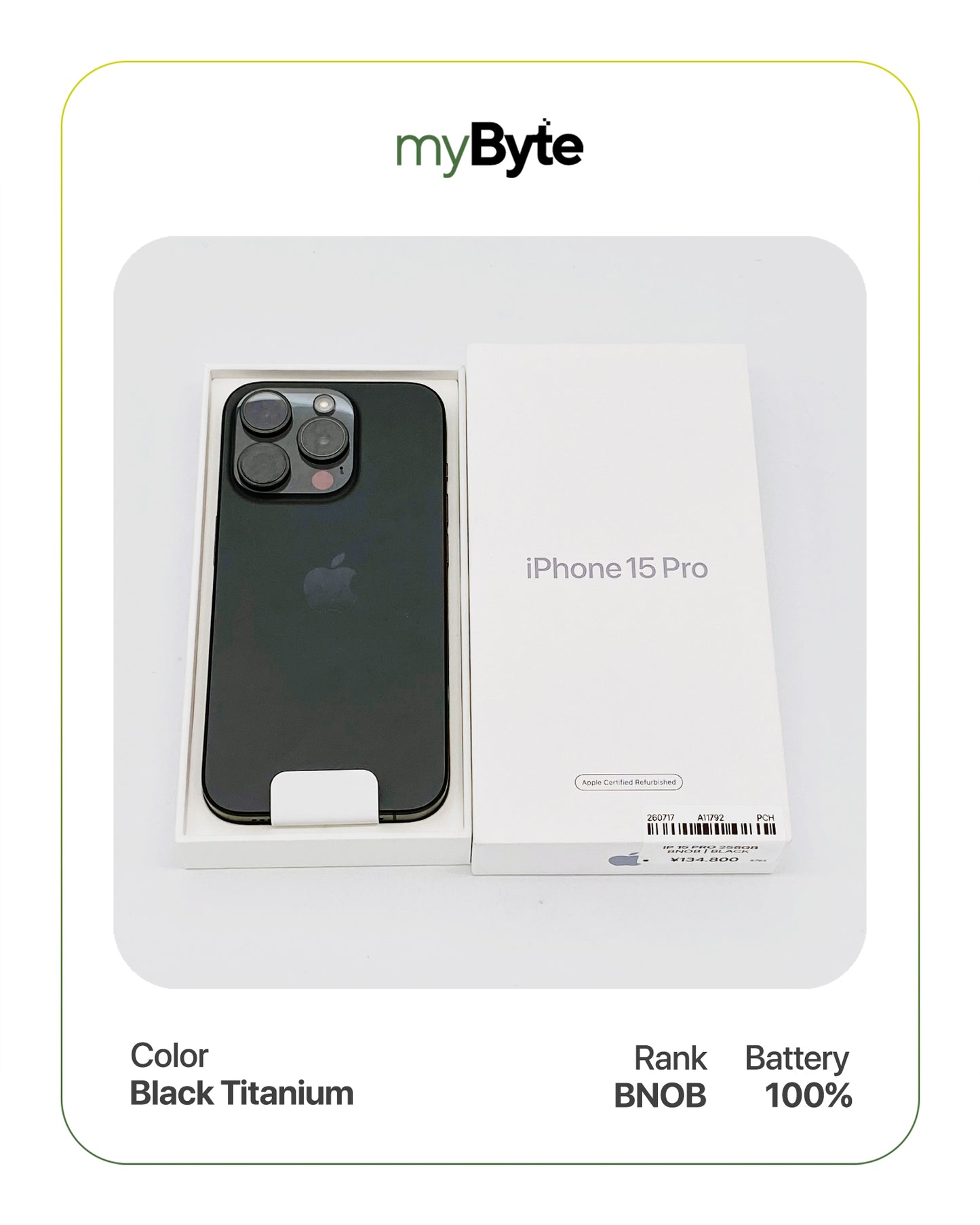 iPhone 15 Pro 5G 256GB (Sim Free)