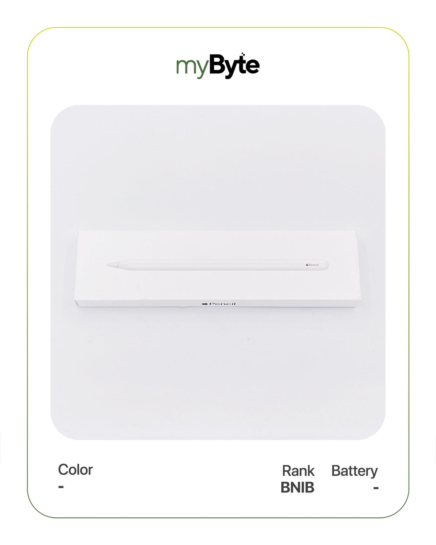 Apple Pencil 2nd Generation myByte International