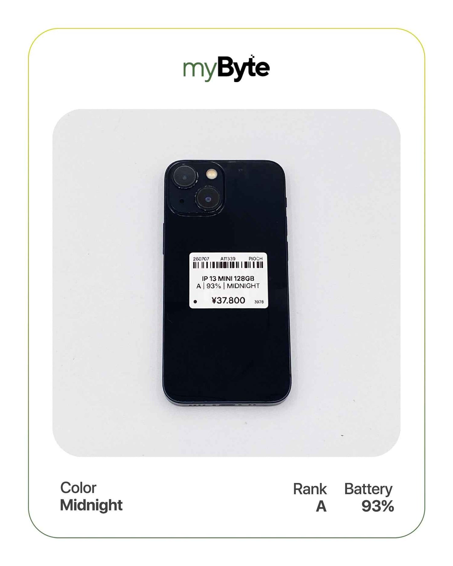 iPhone 13 mini 5G 128GB (SIM Free)
