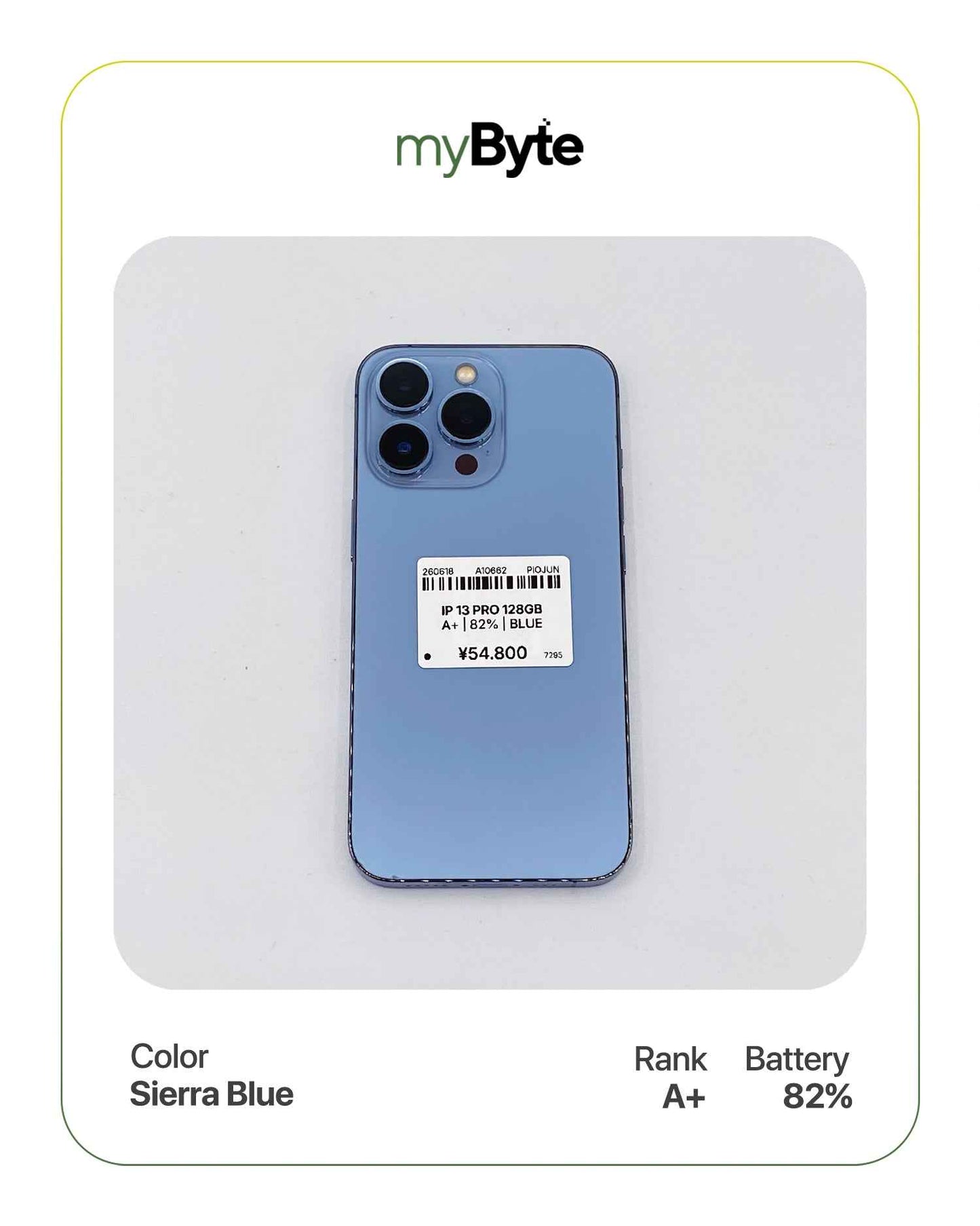 iPhone 13 Pro 5G 128GB (SIM Free) myByte International