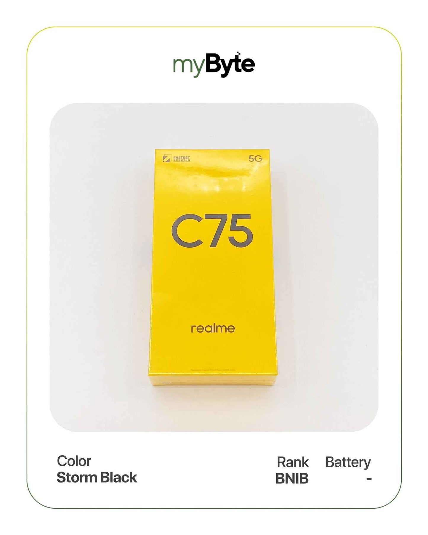 Realme C75 5G 256GB Silent Camera (Dual SIM)