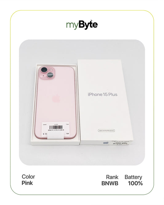 iPhone 15 Plus 5G 128GB (SIM Free) myByte International