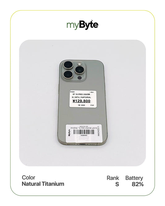iPhone 16 Pro 5G 256GB (SIM Free) myByte International