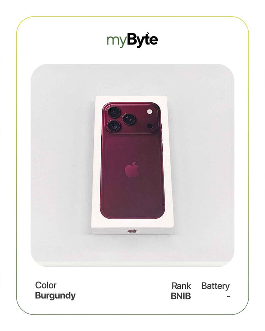 iPhone 18 Pro Max 5G 256GB eSIM (SIM Free) Burgundy myByte International