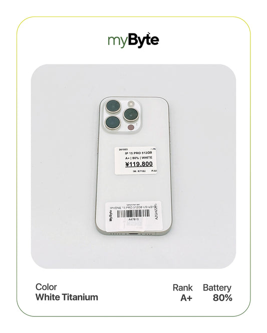 iPhone 15 Pro 5G 512GB (SIM Free) myByte International