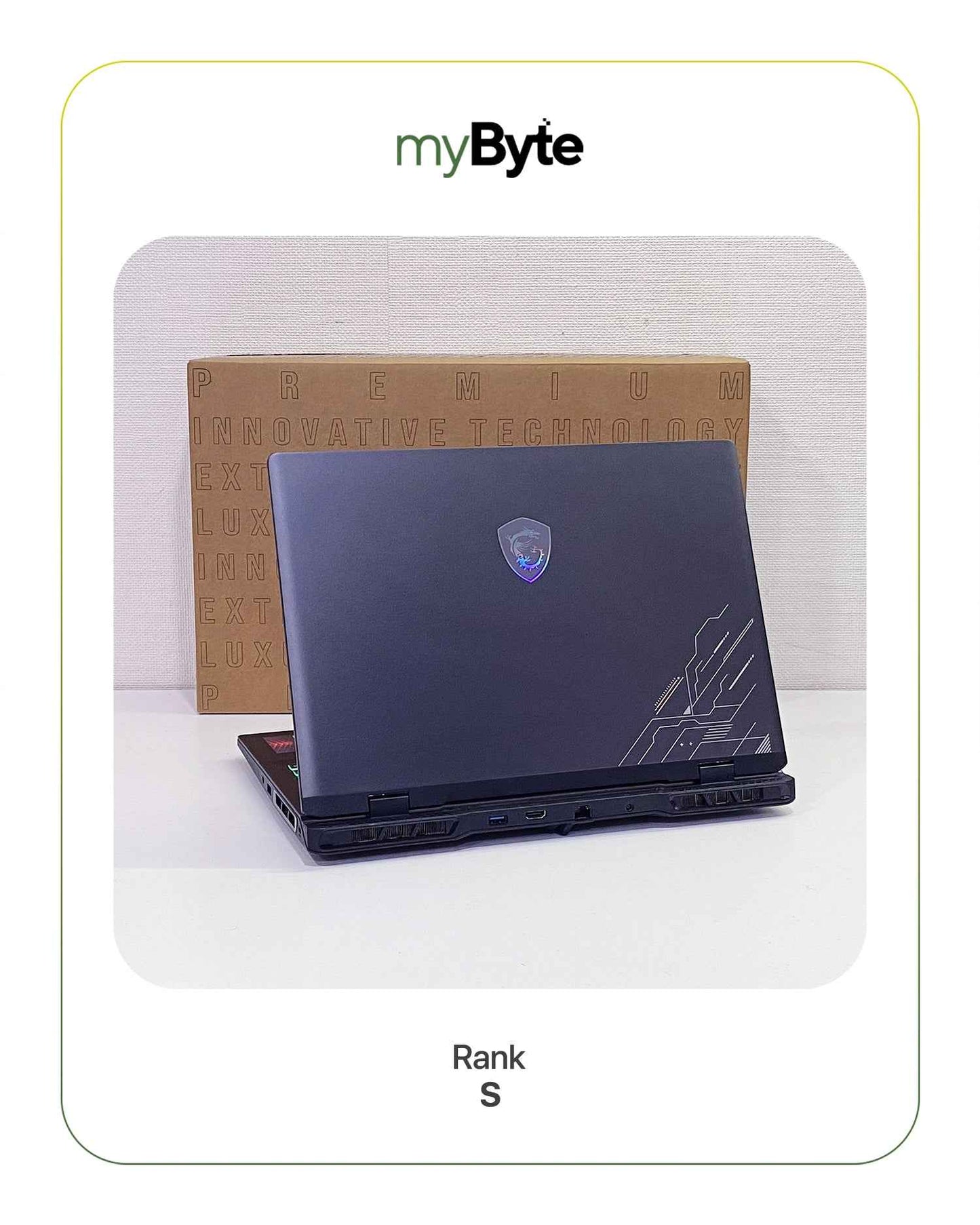 Gaming MSI Crosshair 16 HX D14VFKG myByte International