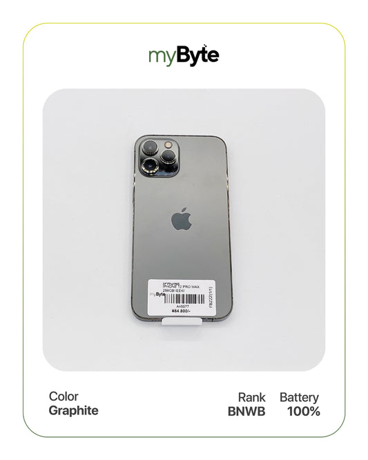iPhone 12 Pro Max 5G 256GB (SIM Free) Graphite myByte International