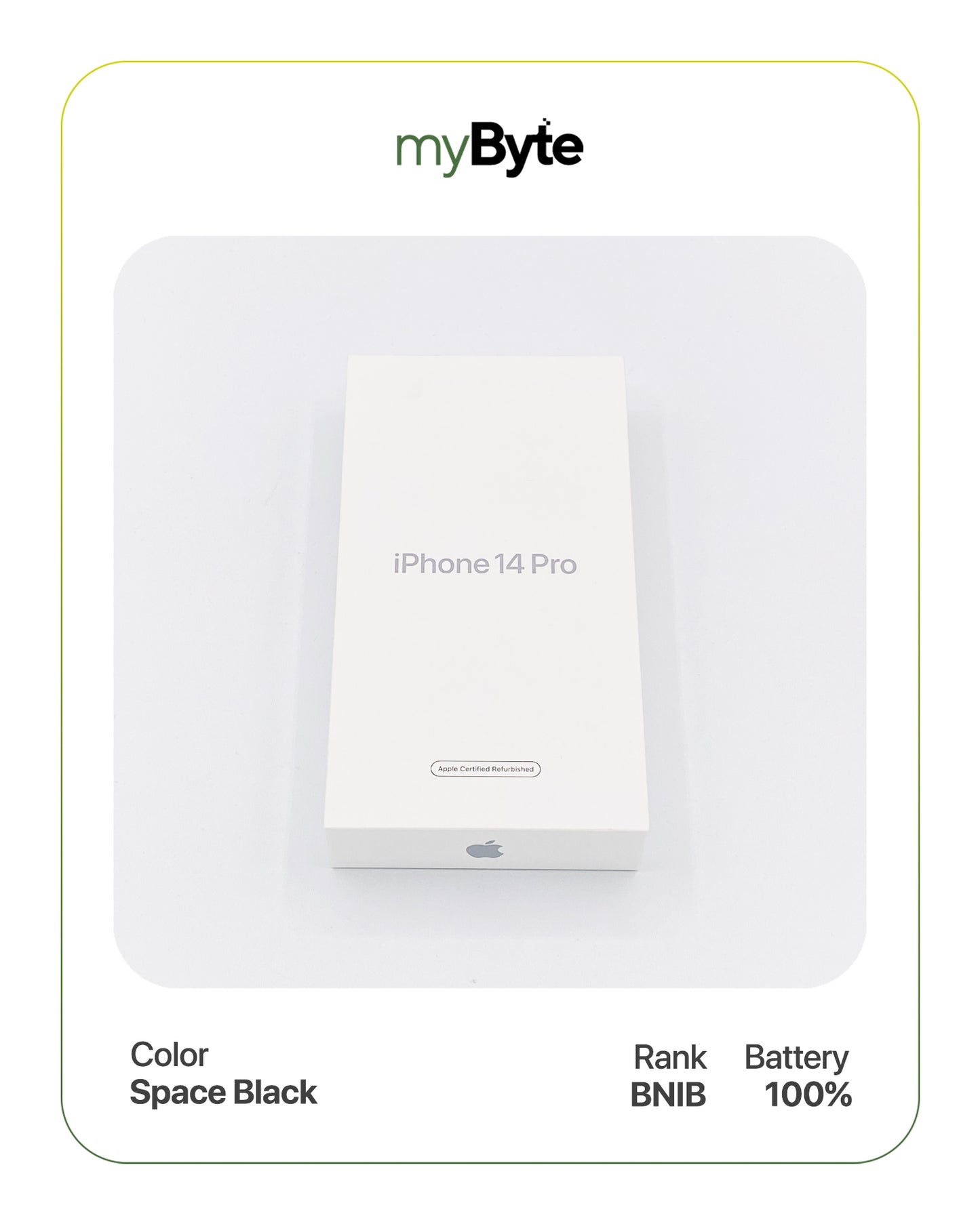 iPhone 14 Pro 5G 128GB (Sim Free) Space Black SIM Free myByte International