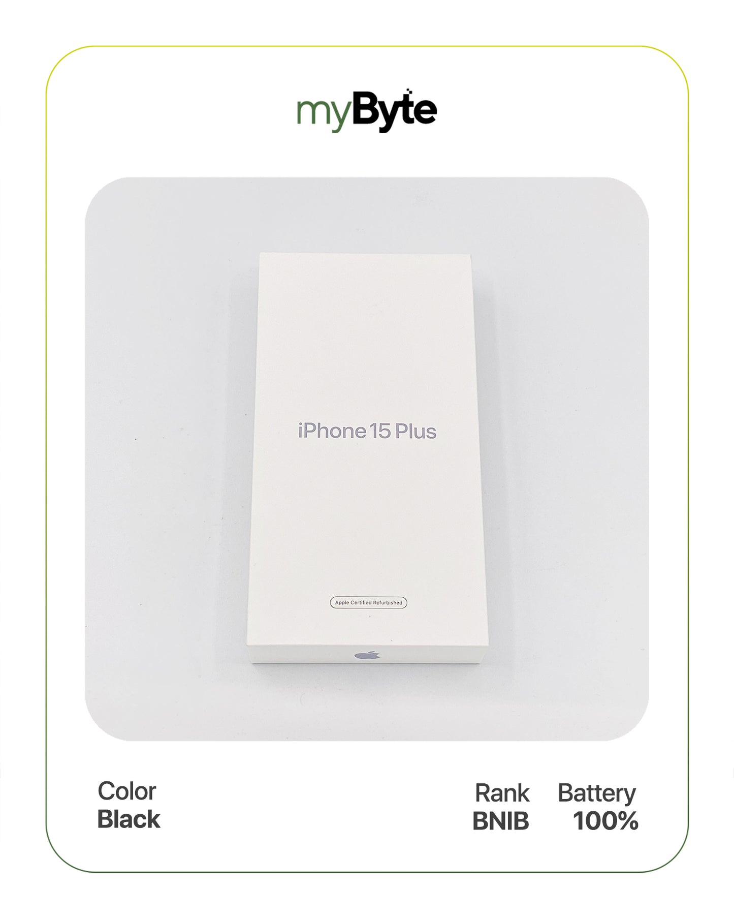 iPhone 15 Plus 5G 128GB (Sim Free) Black SIM Free myByte International