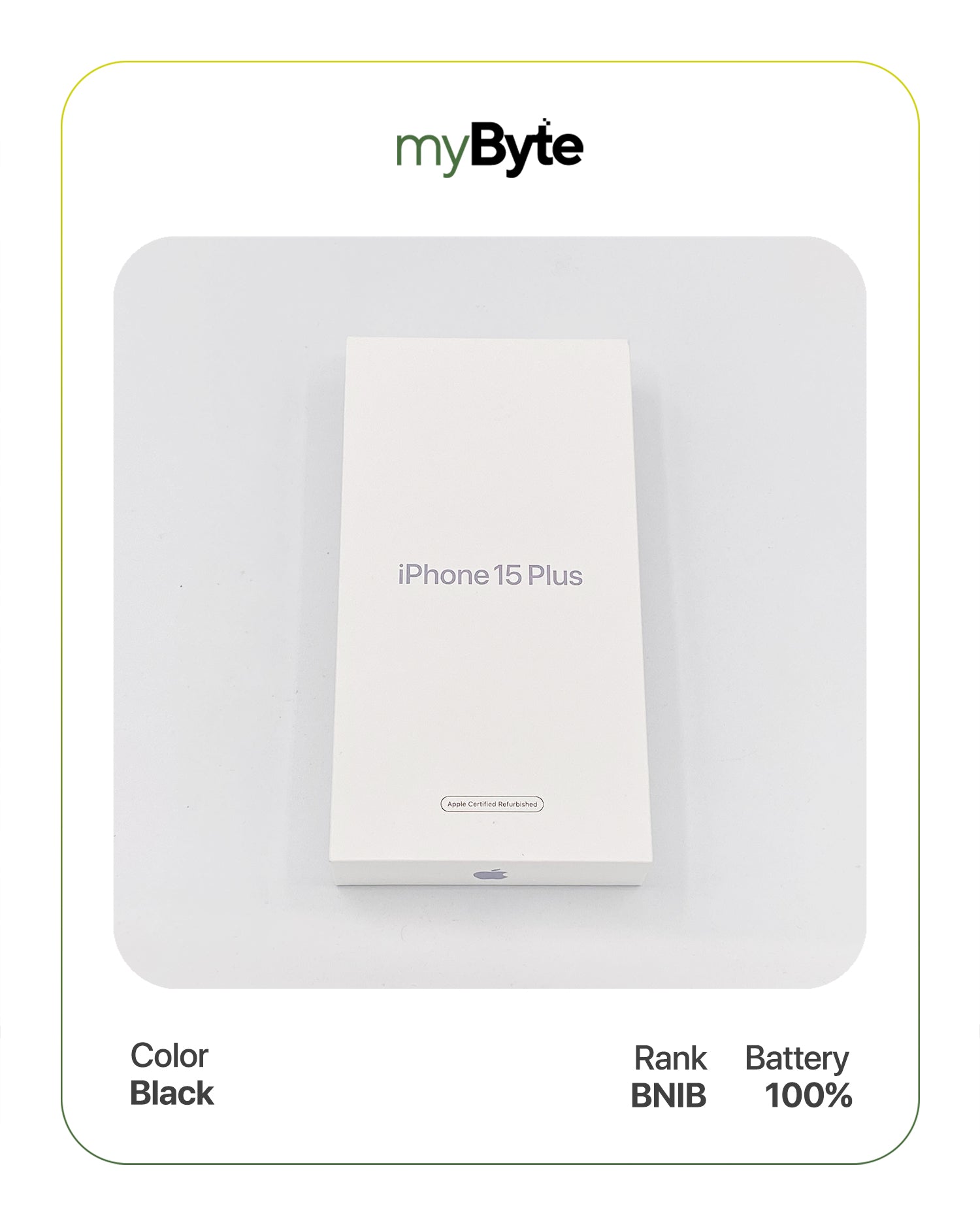 iPhone 15 Plus 5G 256GB (Sim Free) Black SIM Free myByte International
