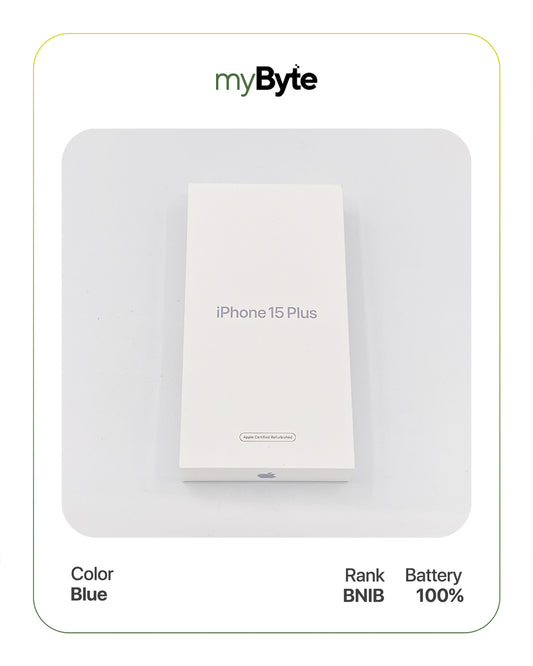 iPhone 15 Plus 5G 256GB (Sim Free) Blue SIM Free myByte International