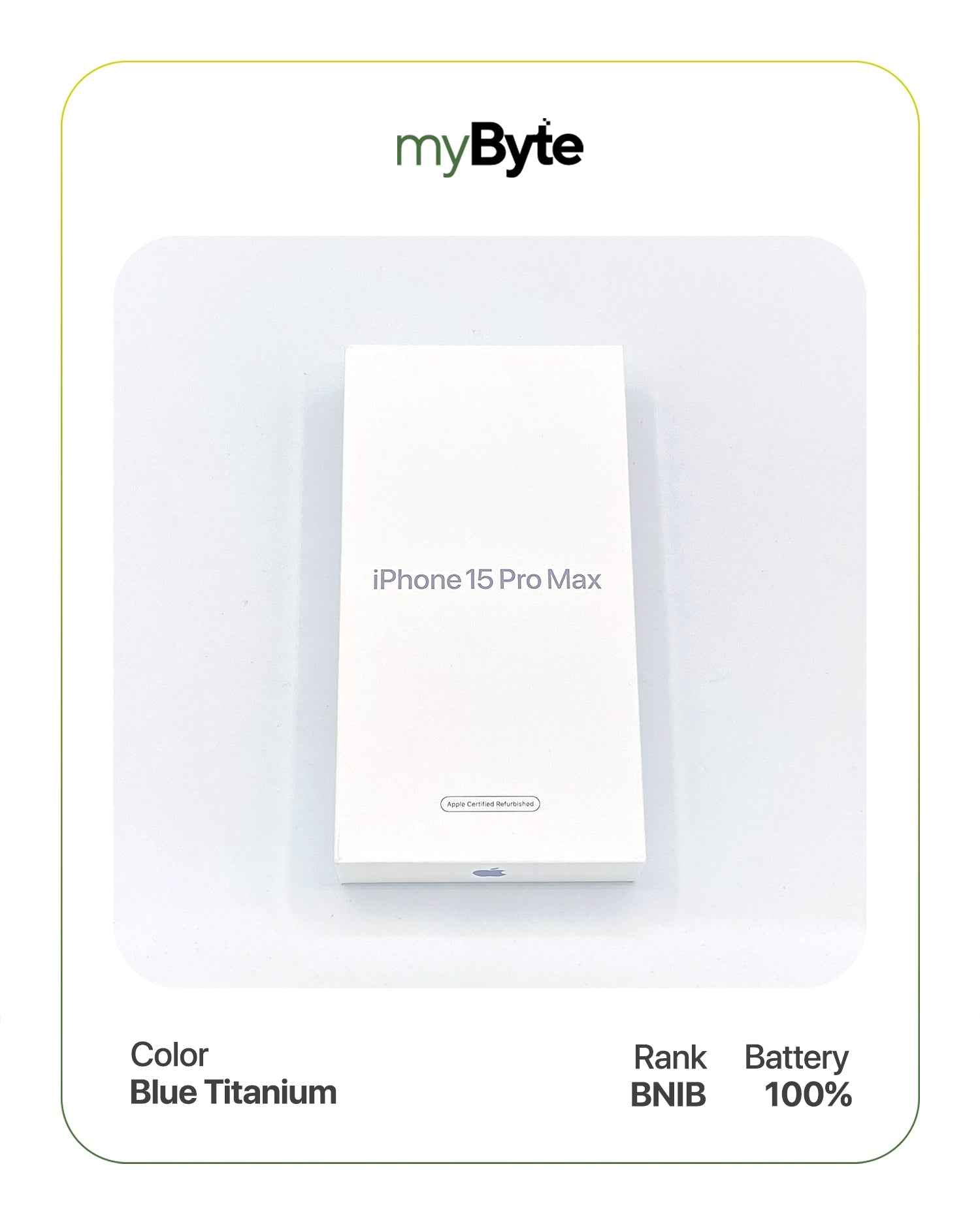 iPhone 15 Pro Max 5G 256GB (Sim Free) Blue Titanium SIM Free myByte International