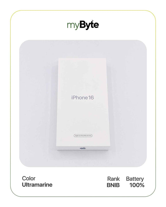 iPhone 16 5G 128GB (SIM Free) Ultramarine myByte International