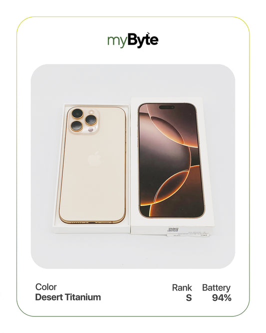 iPhone 16 Pro Max 5G 512GB (SIM Free) myByte International