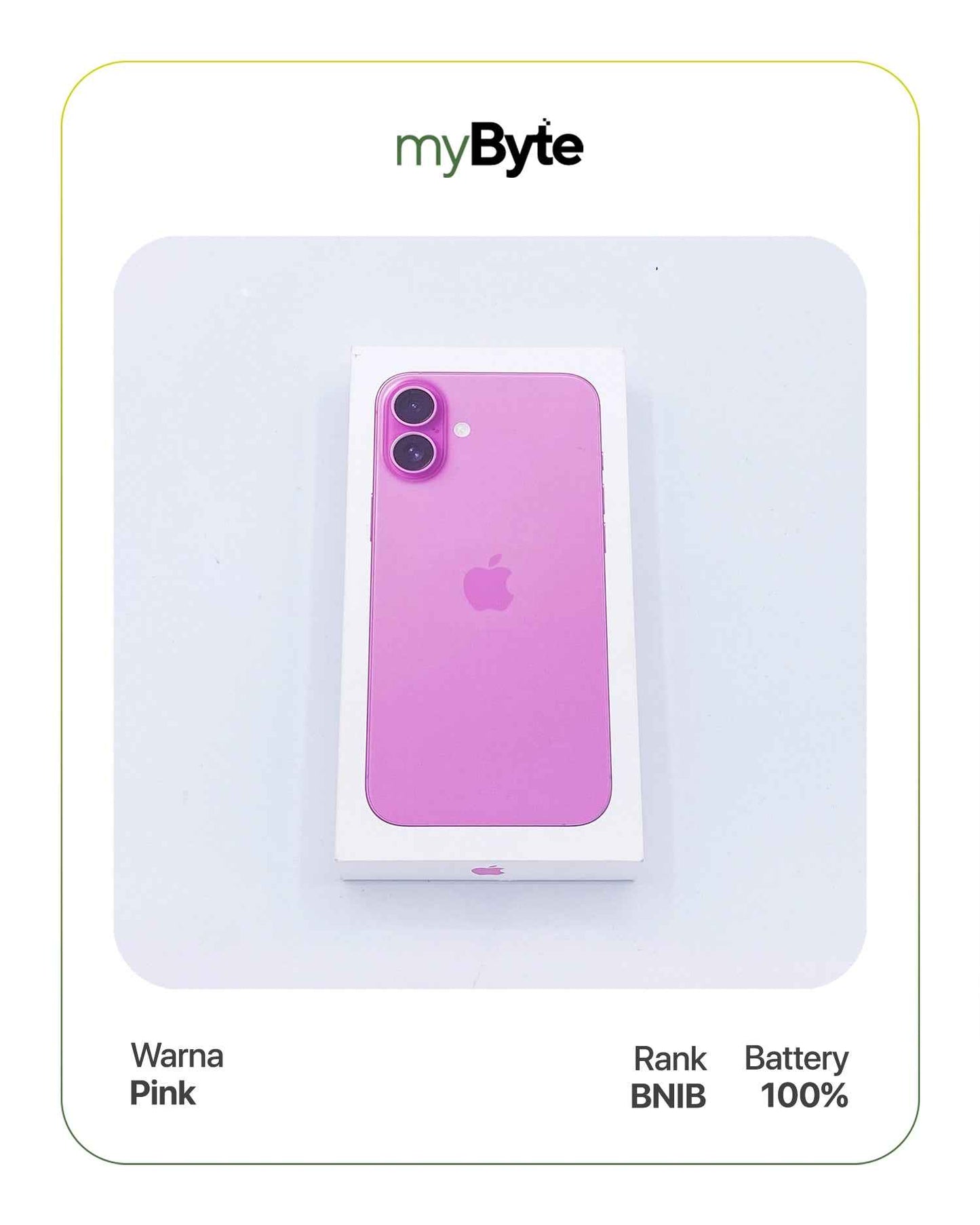 iPhone 16 Plus 5G 256GB (SIM Free) Pink myByte International