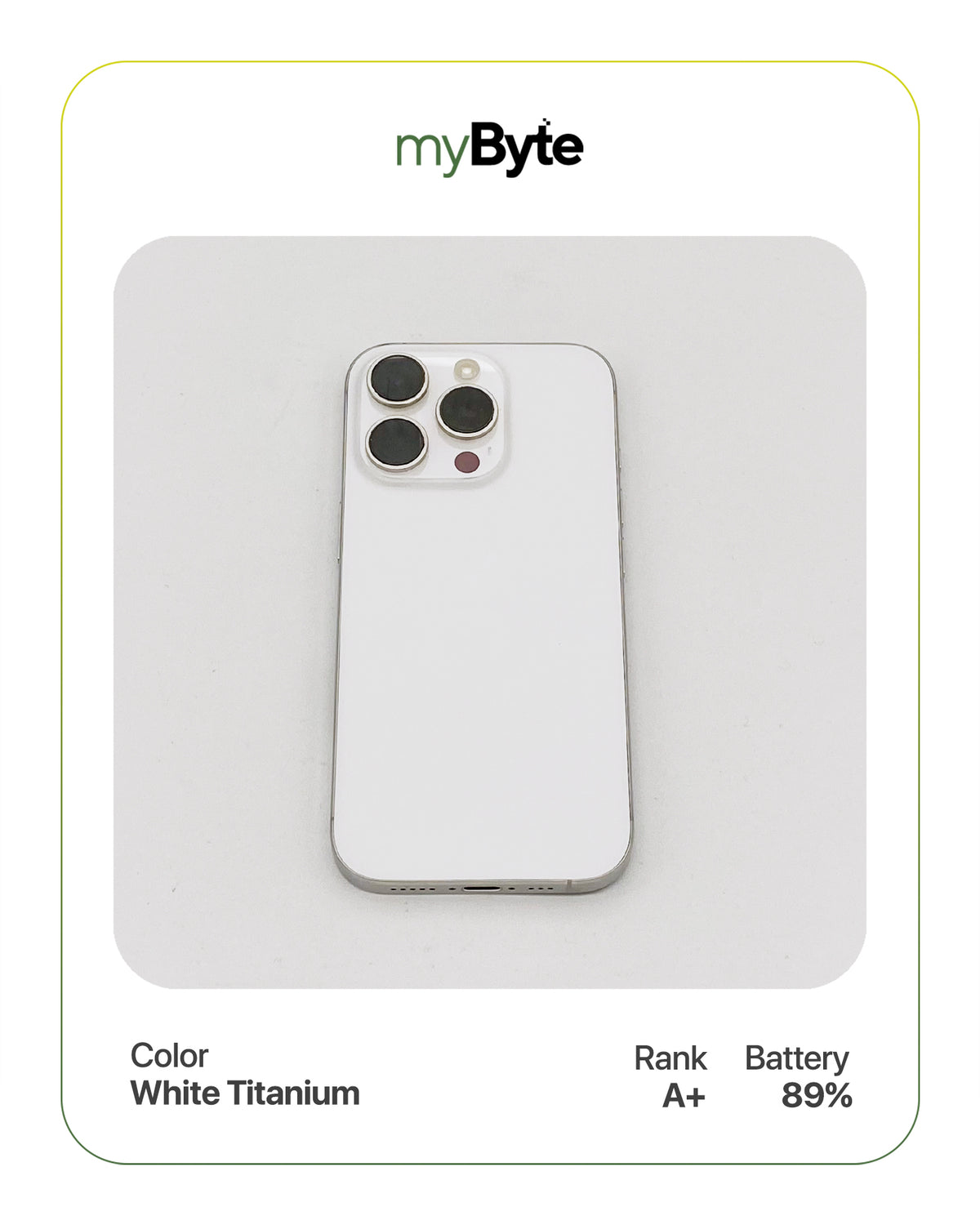 iPhone 16 Pro 5G 128GB (SIM Free) myByte International