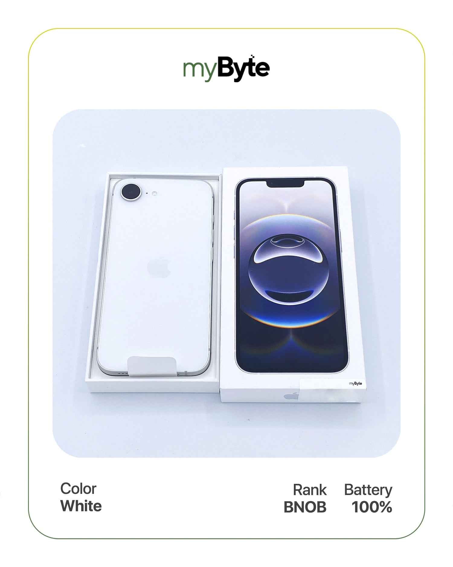 iPhone 16e 5G 128GB (Sim Free) White SoftBank (-) myByte International
