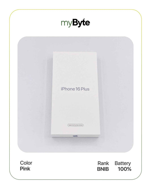 iPhone 16 Plus 5G 128GB (SIM Free) Pink SIM Free myByte International