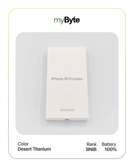 iPhone 16 Pro Max 5G 1TB (Sim Free) Desert Titanium SIM Free myByte International