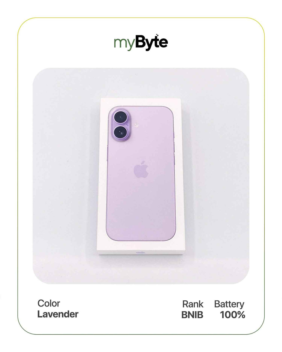 iPhone 17 5G 256GB eSIM (SIM Free) Lavender myByte International