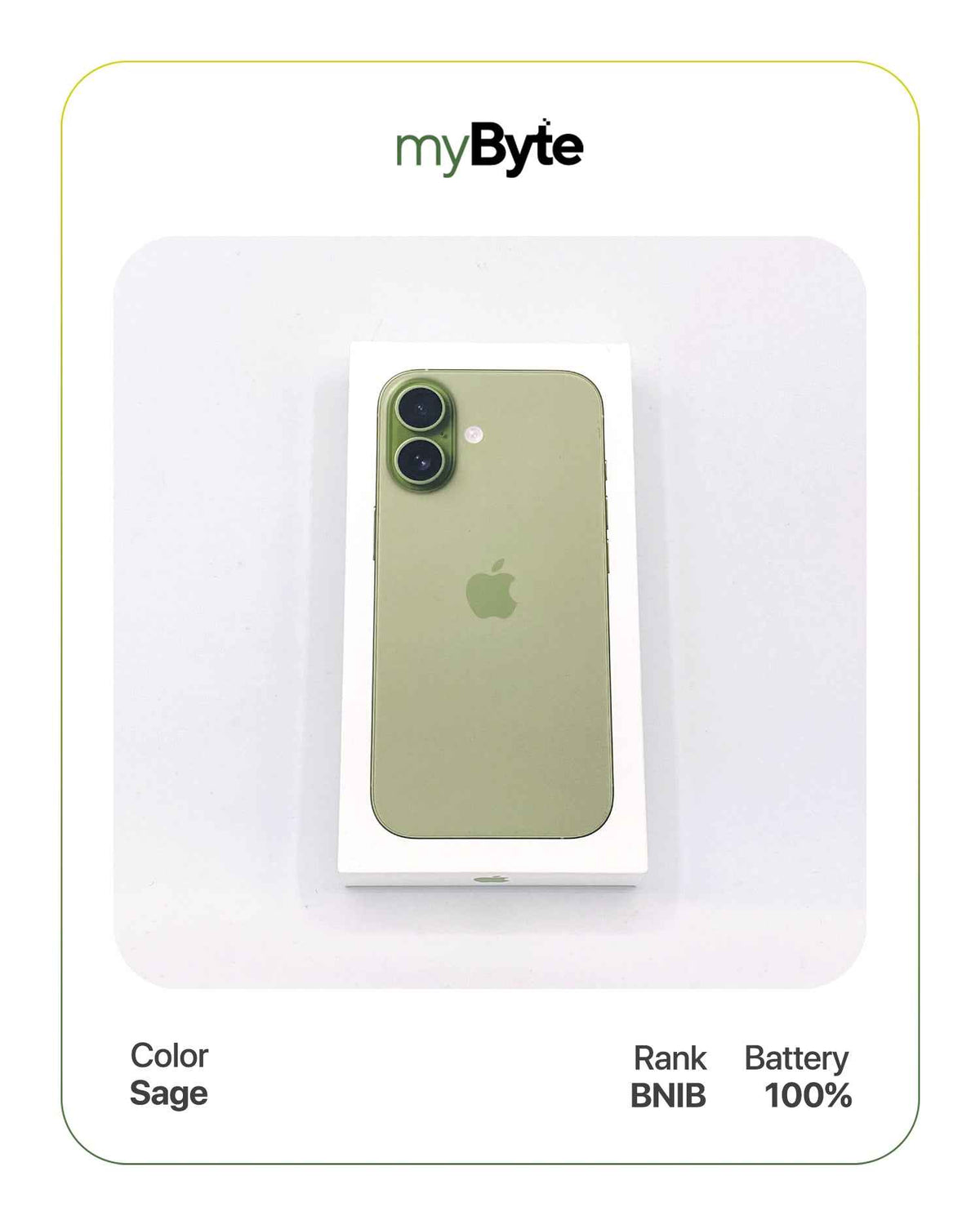 iPhone 17 5G 256GB eSIM (SIM Free) Sage myByte International