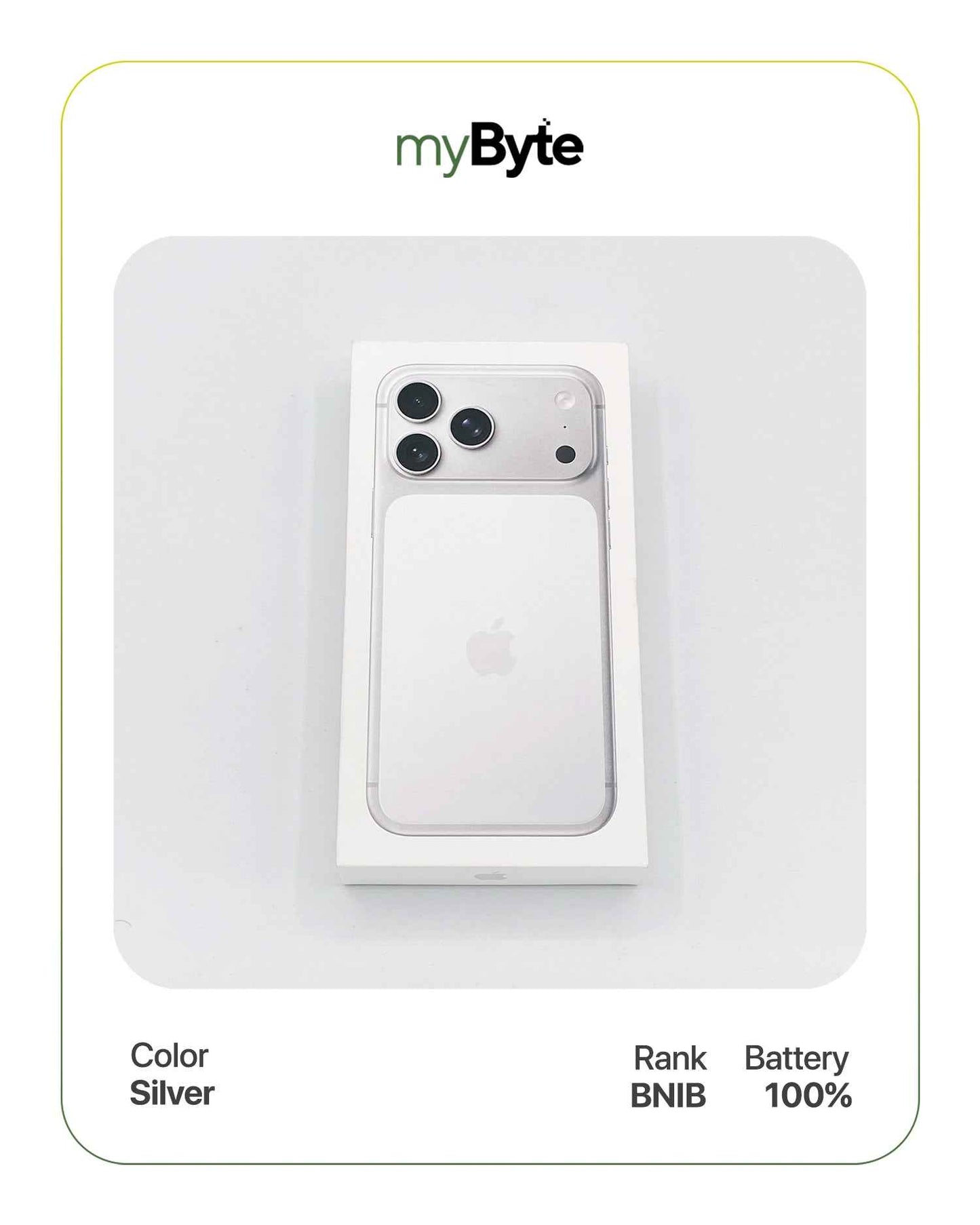 iPhone 17 Pro Max 5G 256GB eSIM (SIM Free) Silver myByte International