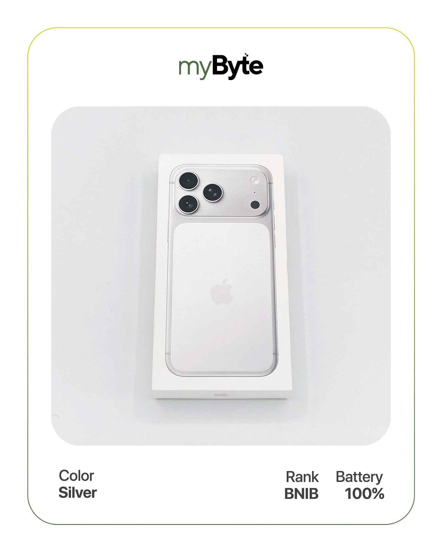 iPhone 17 Pro Max 5G 256GB eSIM (SIM Free) Silver myByte International