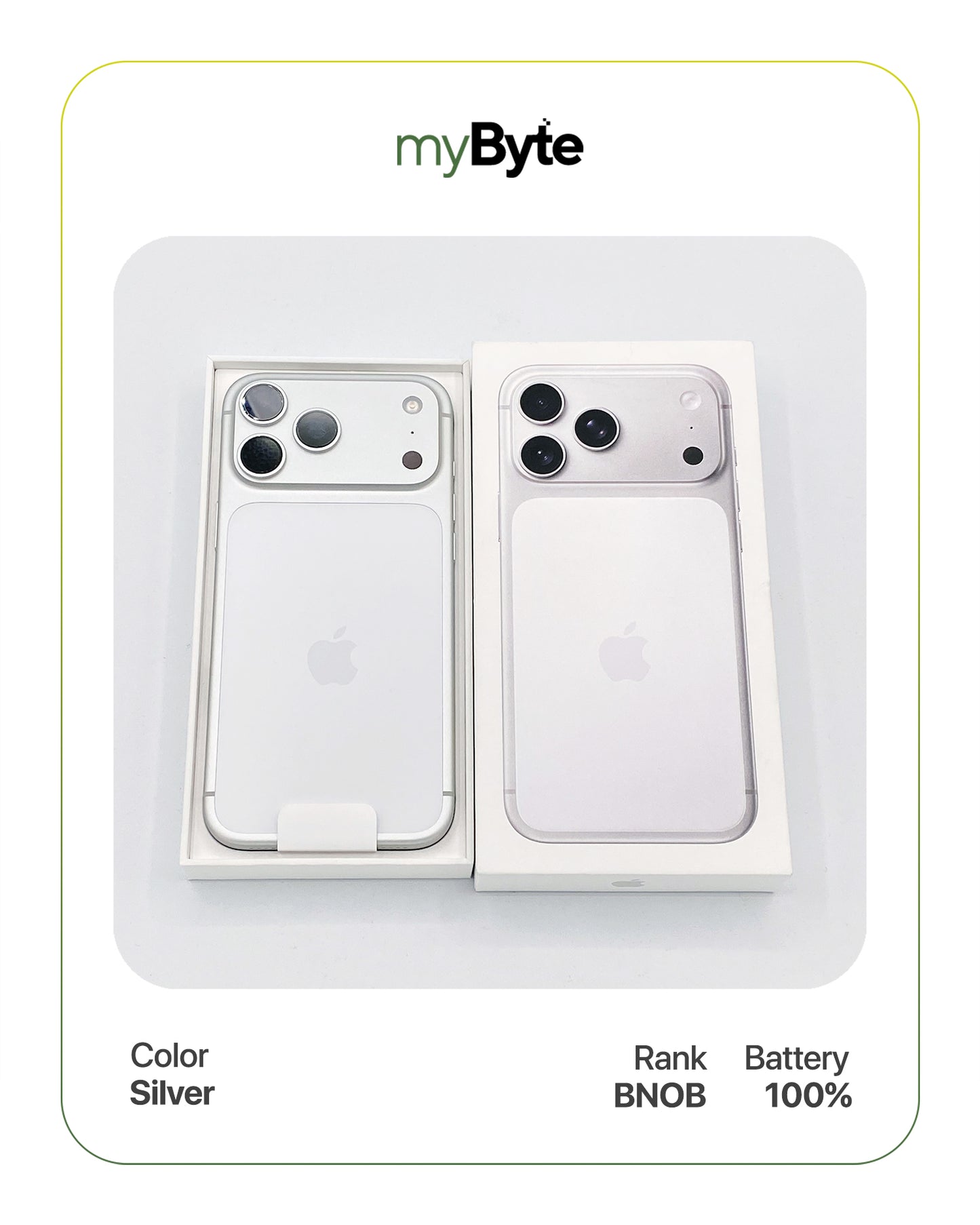 iPhone 17 Pro 5G 512GB eSIM (SIM Free) Silver myByte International