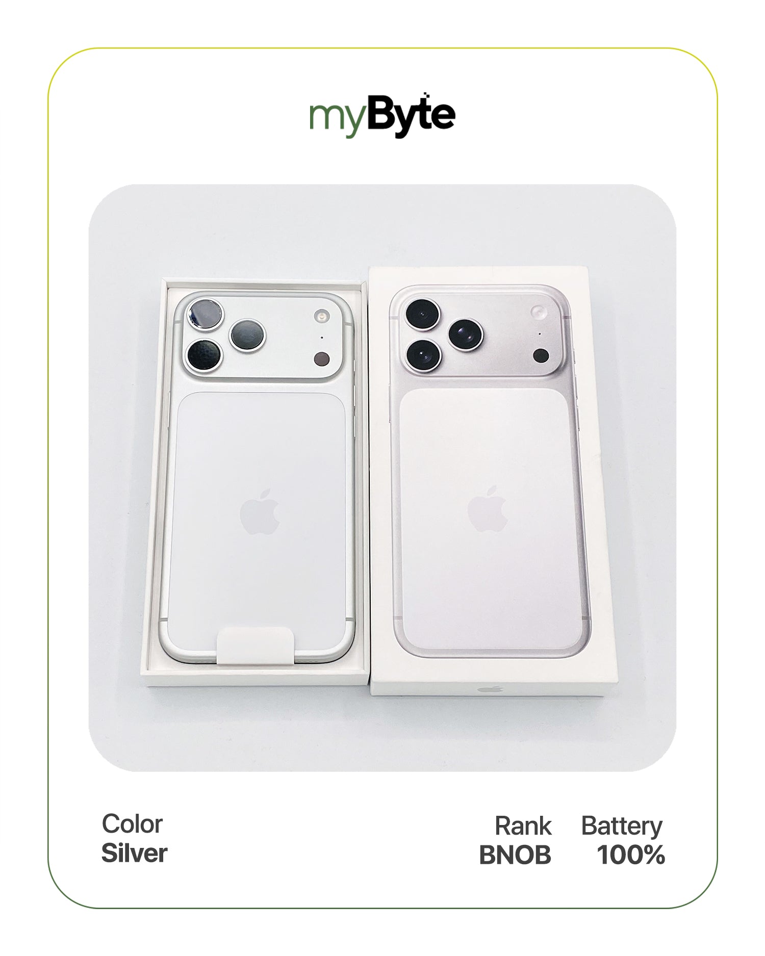iPhone 17 Pro 5G 512GB eSIM (SIM Free) Silver myByte International
