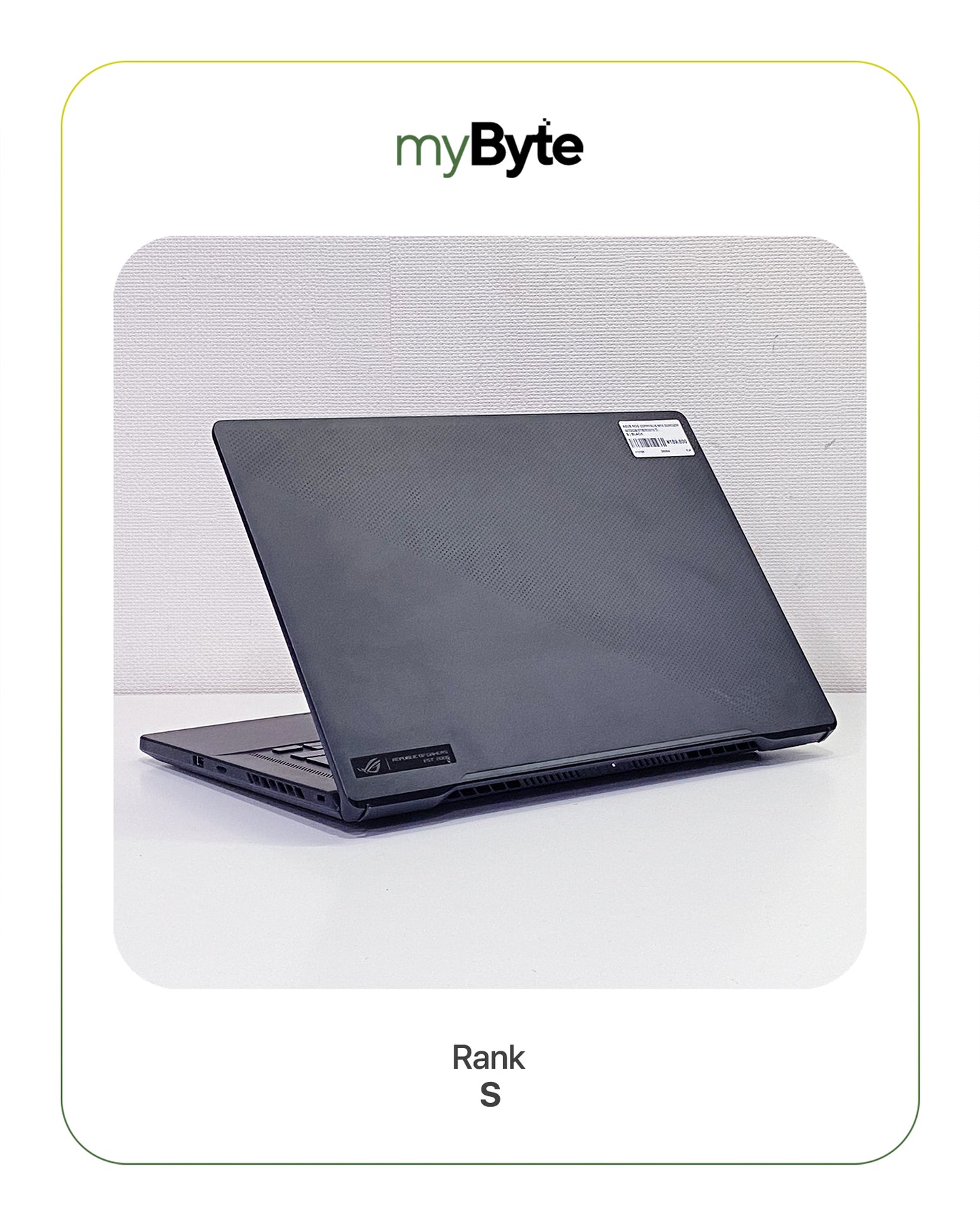 ASUS ROG ZEPHYRUS M16 GU603ZW myByte International