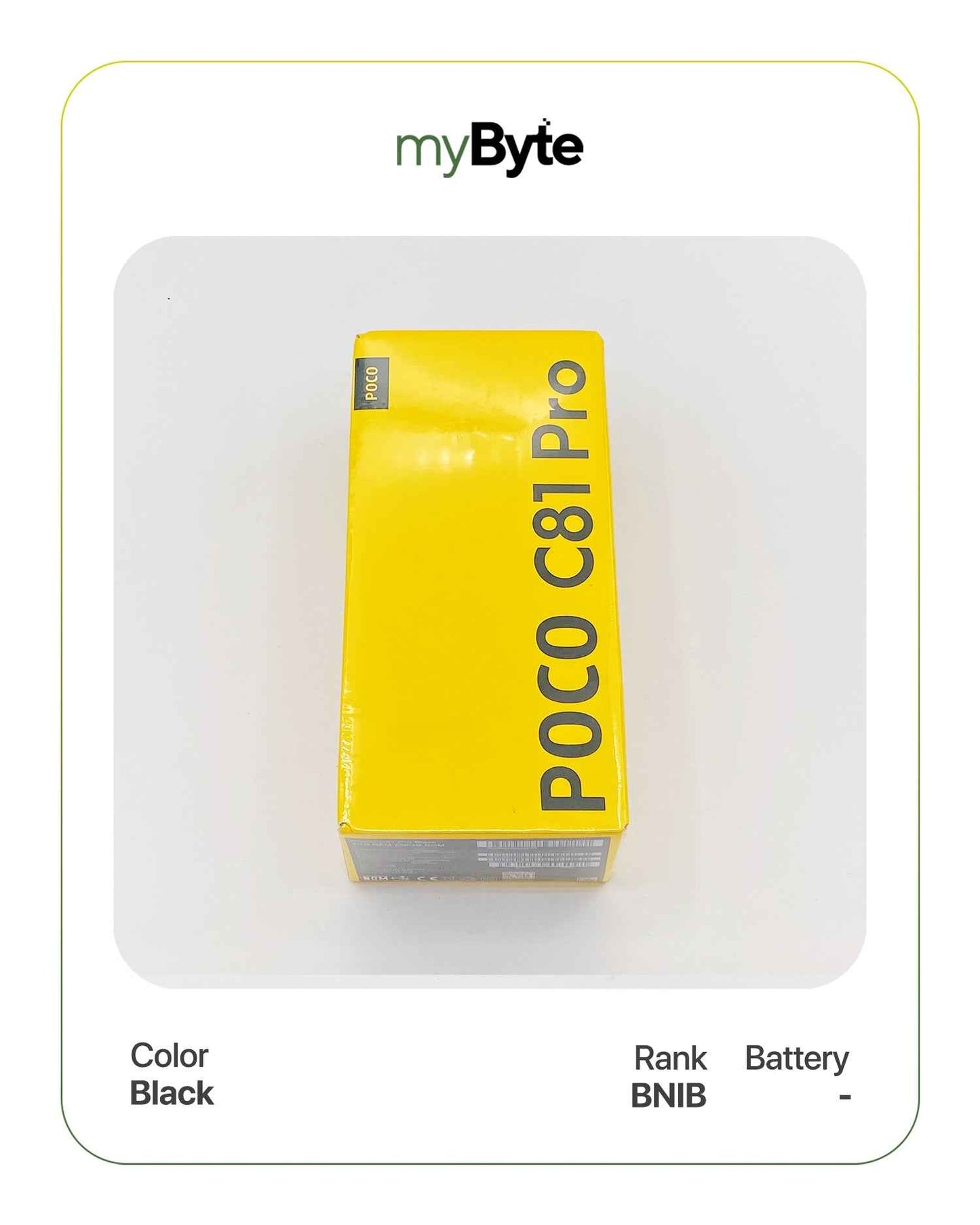Xiaomi POCO C81 Pro 256GB myByte International