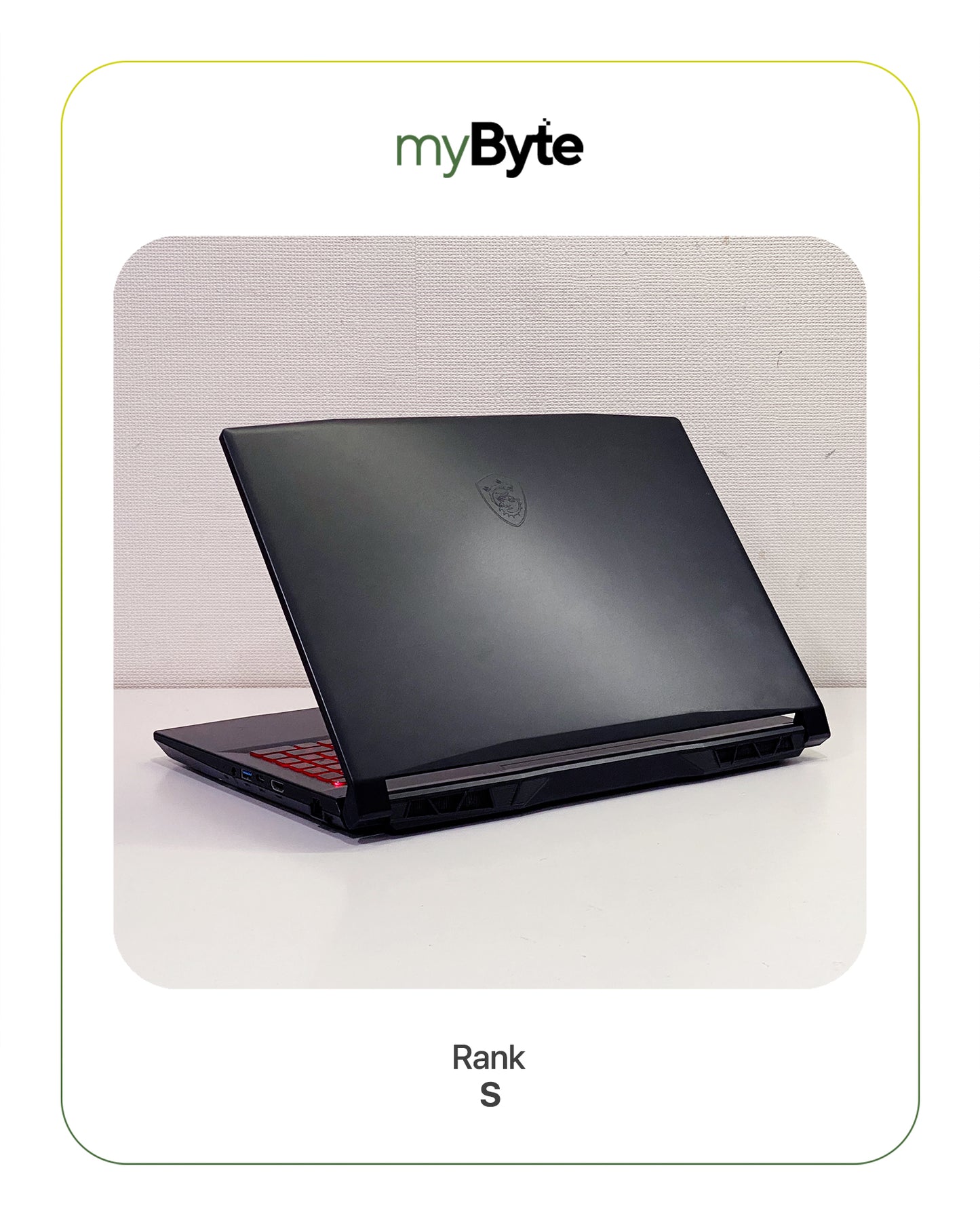 Gaming MSI Katana GF66 12UD myByte International