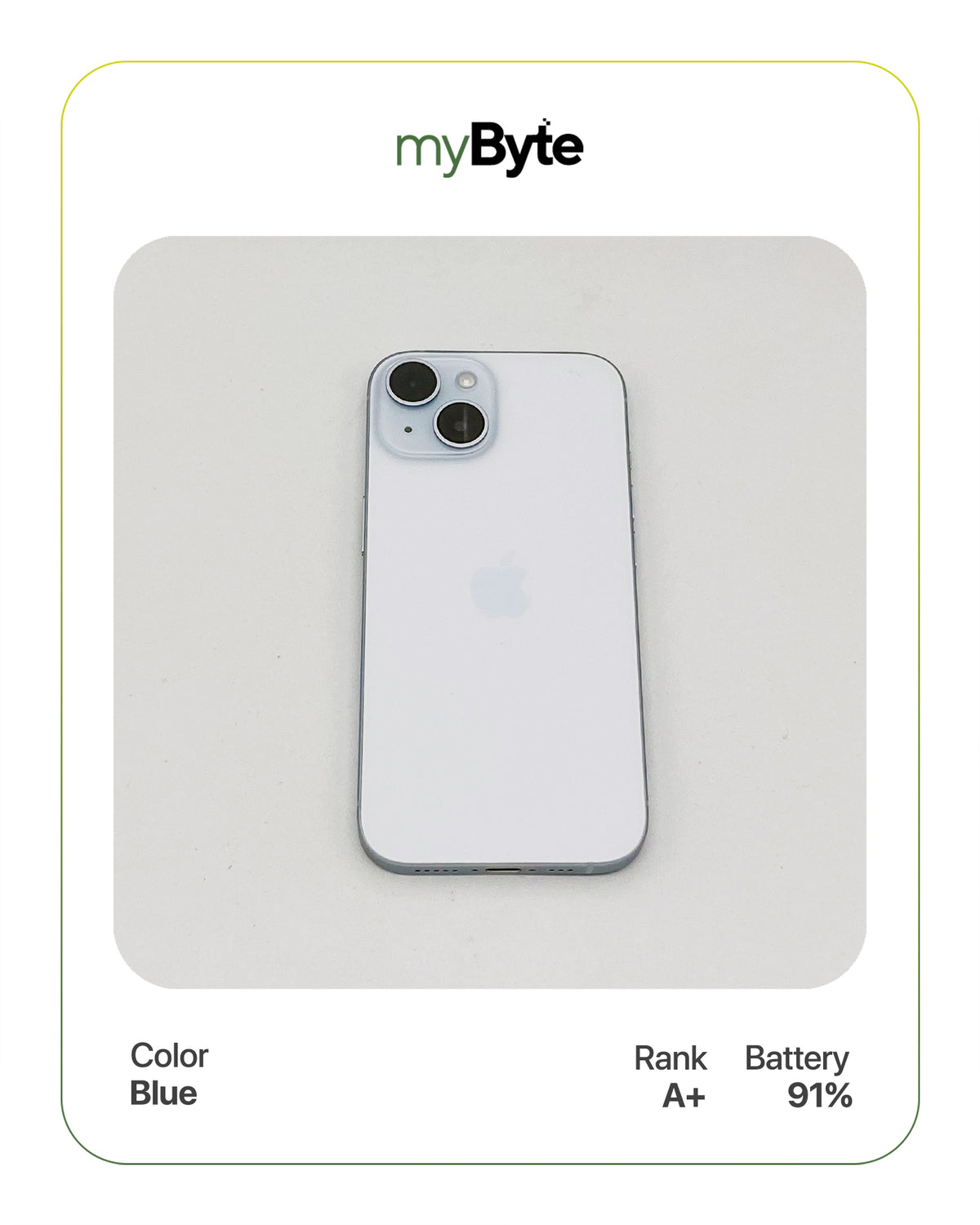 iPhone 15 5G 128GB (SIM Free) myByte International