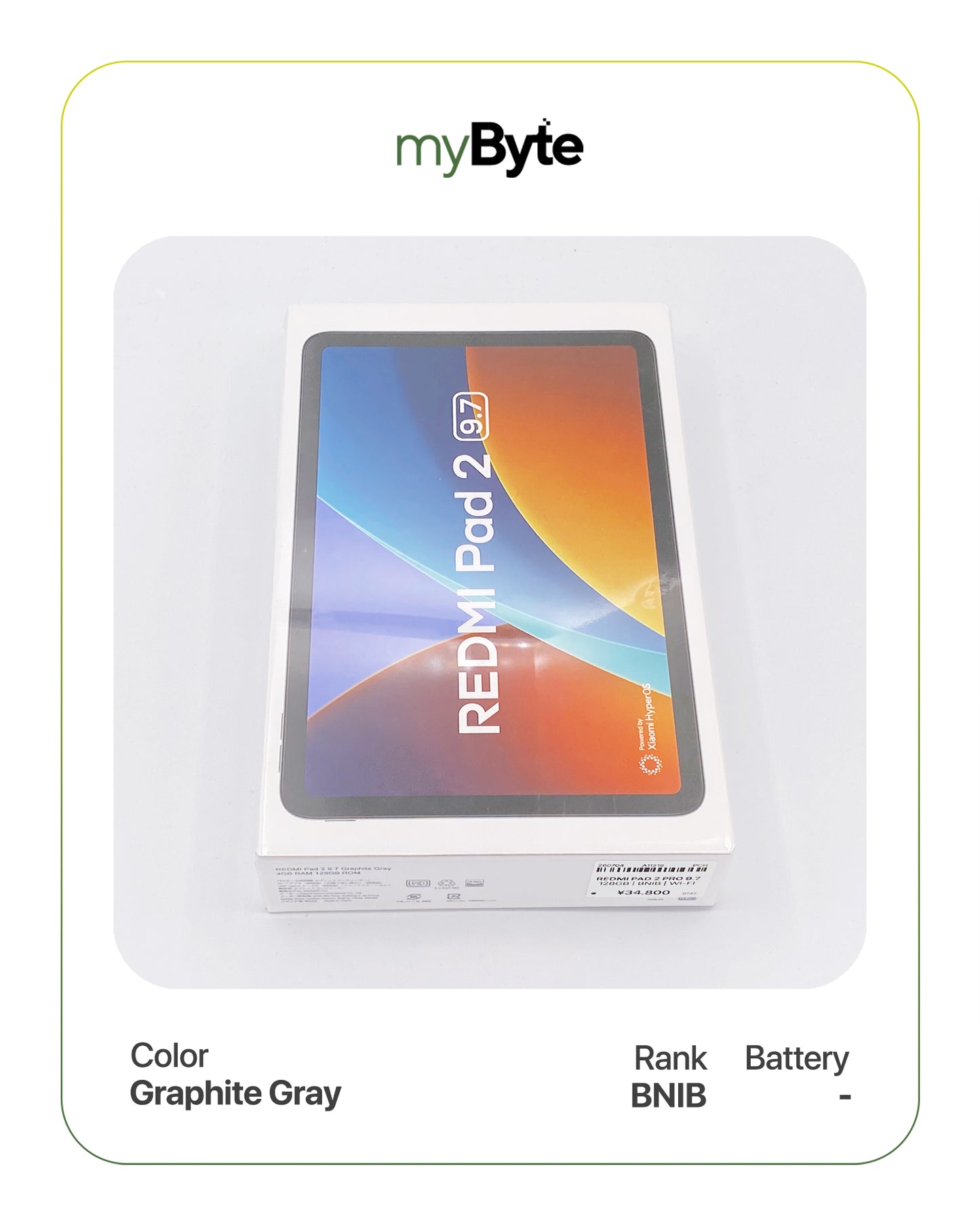 Redmi Pad 2 9.7-inch 128GB (Wi-Fi)