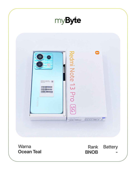 Redmi Note 13 Pro 5G 256GB (SIM Free) Ocean Teal SIM Free myByte International