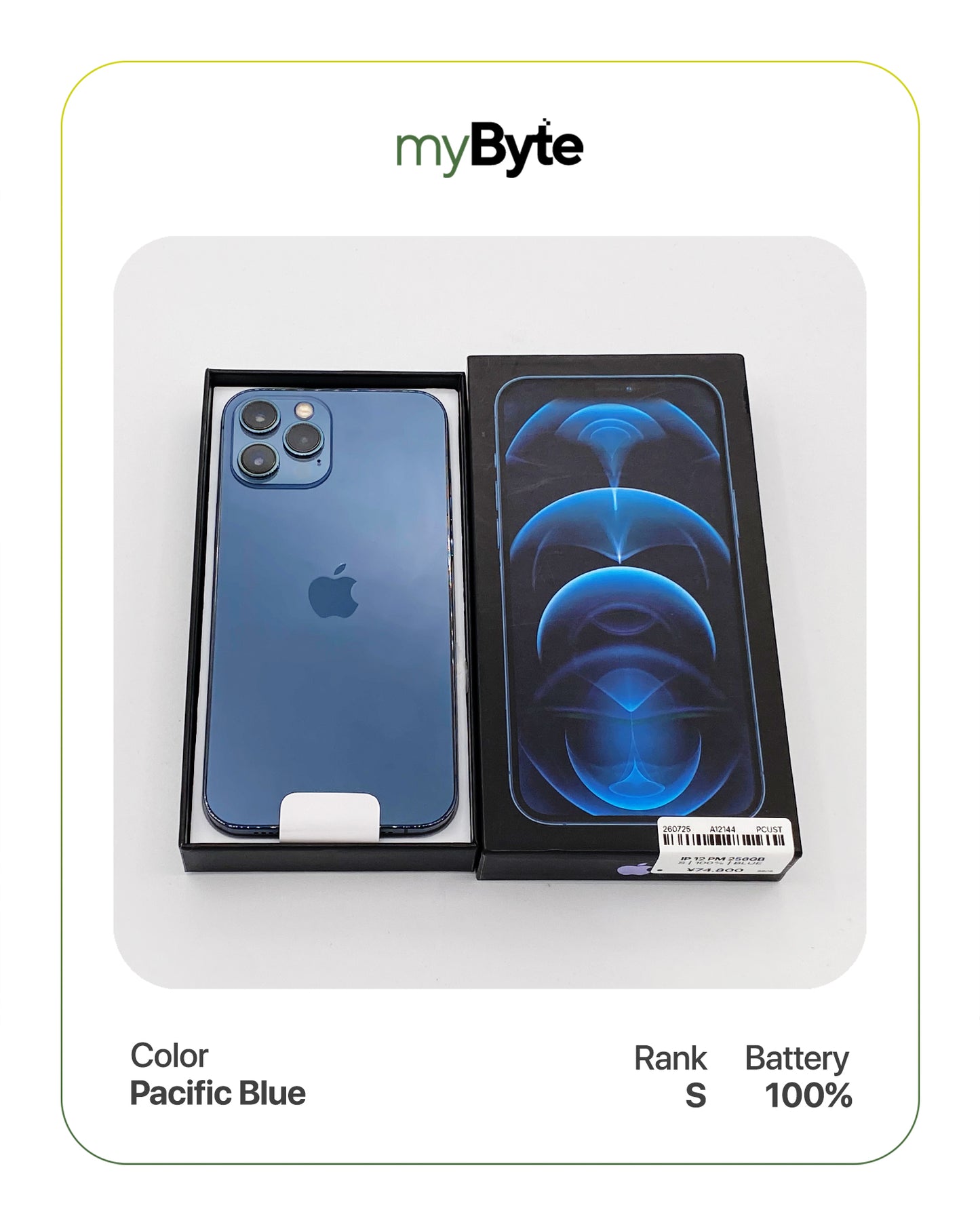 iPhone 12 Pro Max 5G 256GB (SIM Free) myByte International