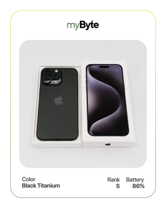 iPhone 15 Pro Max 5G 256GB (SIM Free) myByte International