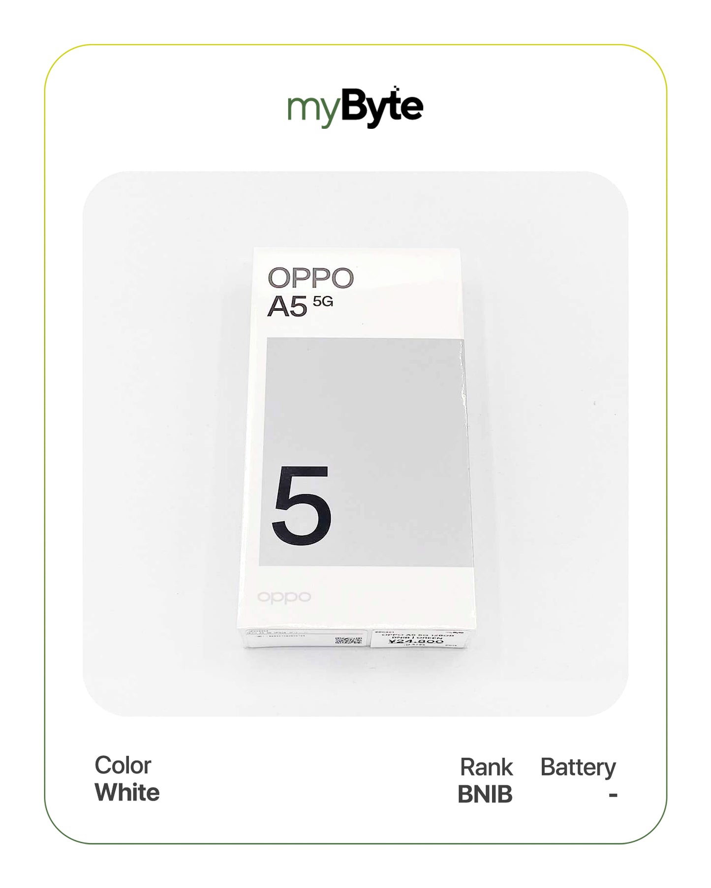 OPPO A5 5G 128GB (Sim Free)