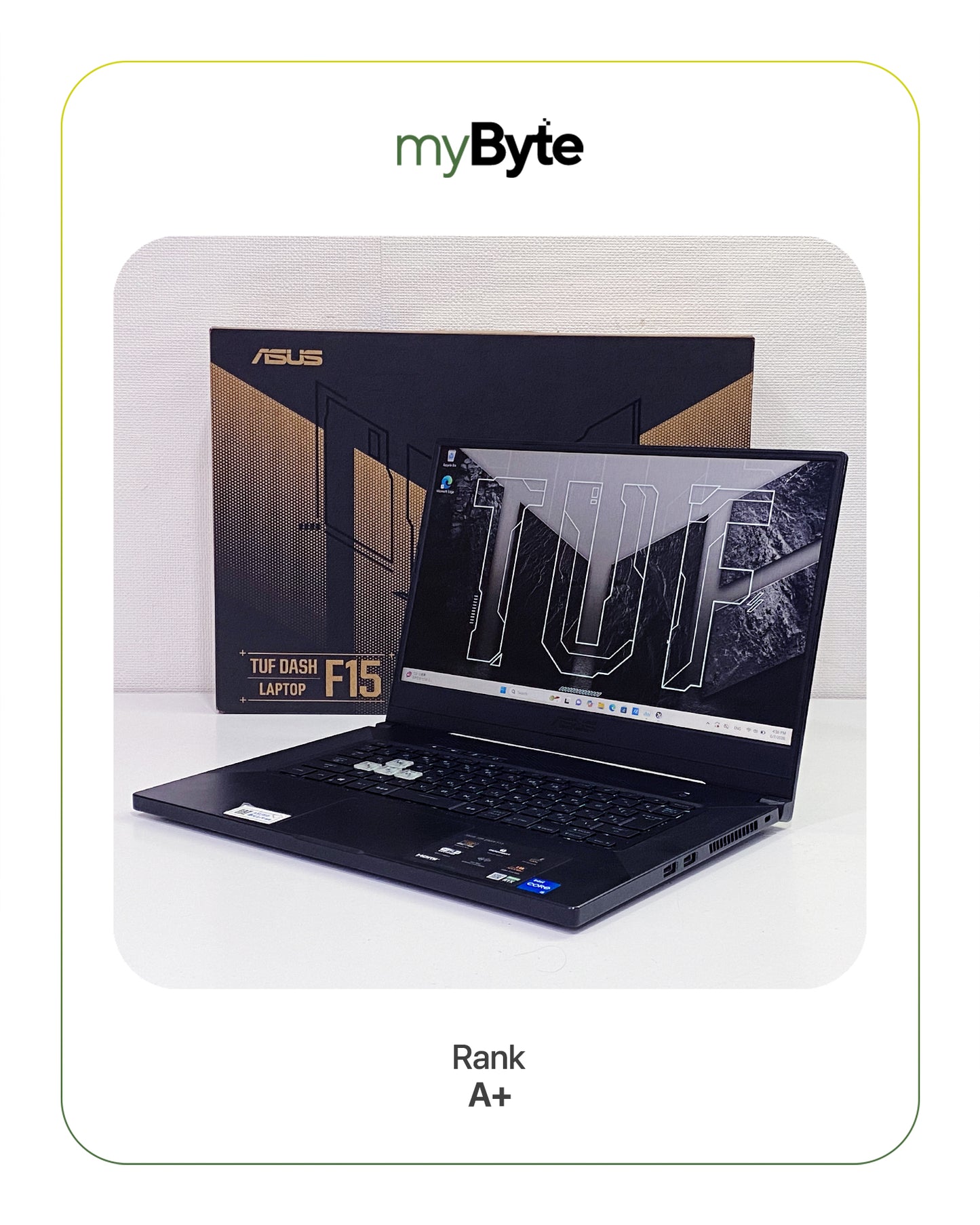 ASUS TUF Gaming Dash F15 FX516PM myByte International
